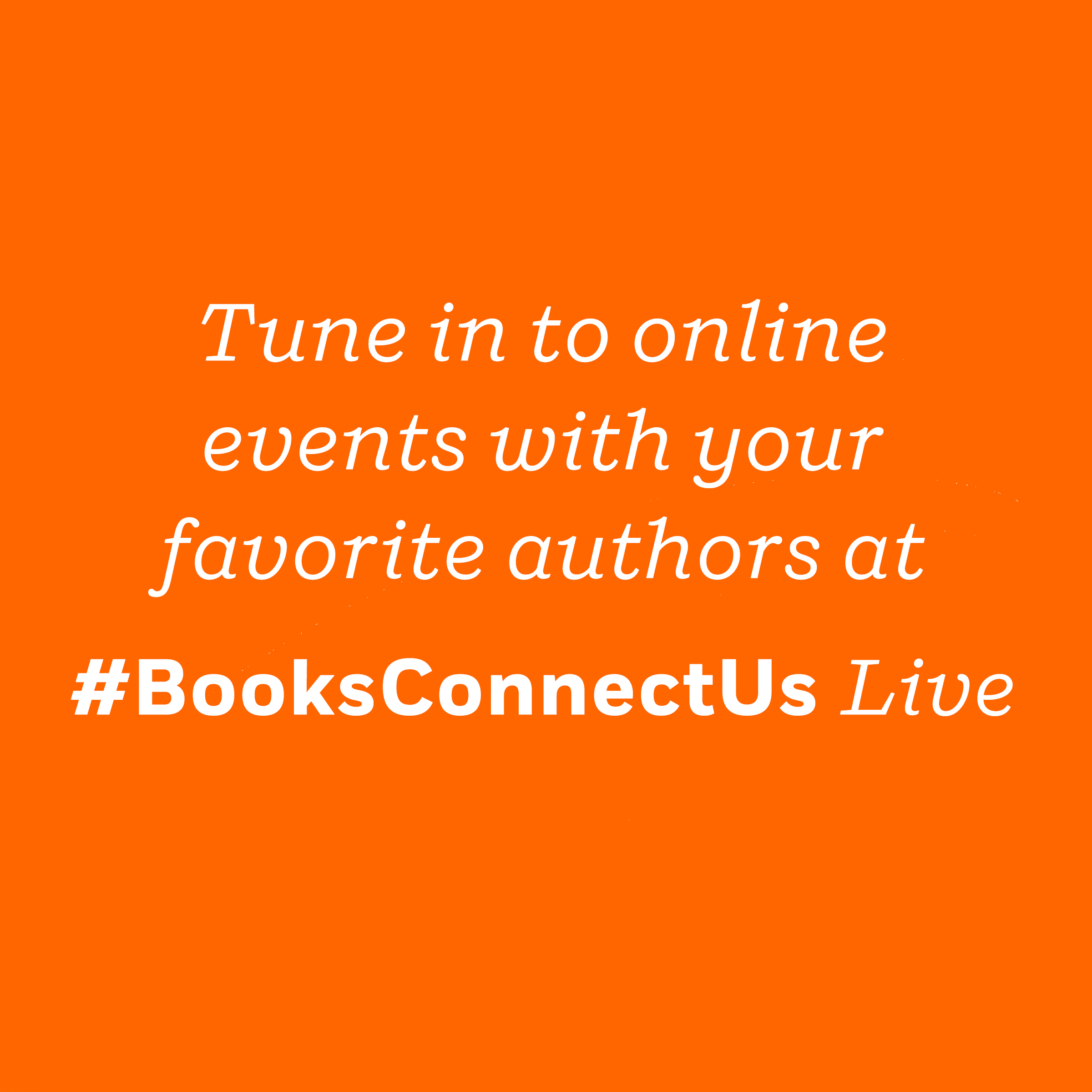 Books Connect Us Live 3/23-3/29
