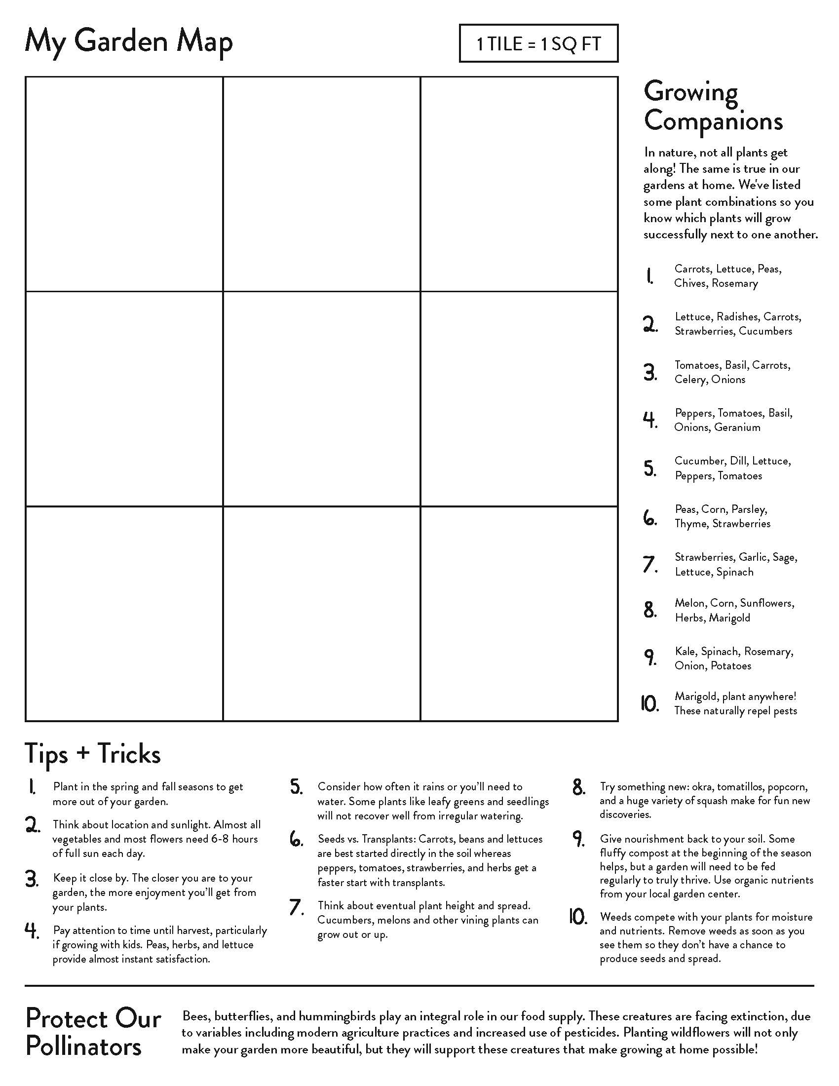 Click the image to see a printable PDF! Credit: Modern Sprout1