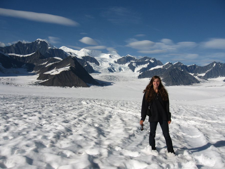 The essayist during her time in Alaska. Courtesy of Aidan Campbell.1