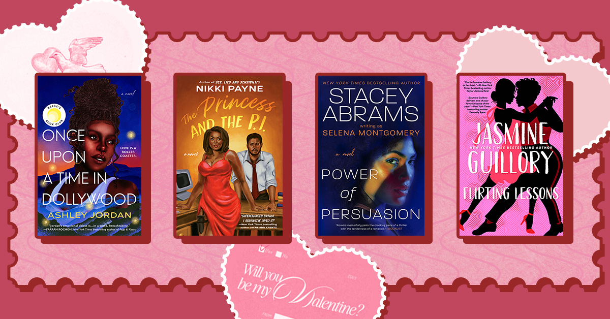 Four book covers; Once Upon a Time in Dollywood, The Princess and the P.I., Power of Persuasion, Flirting Lessions