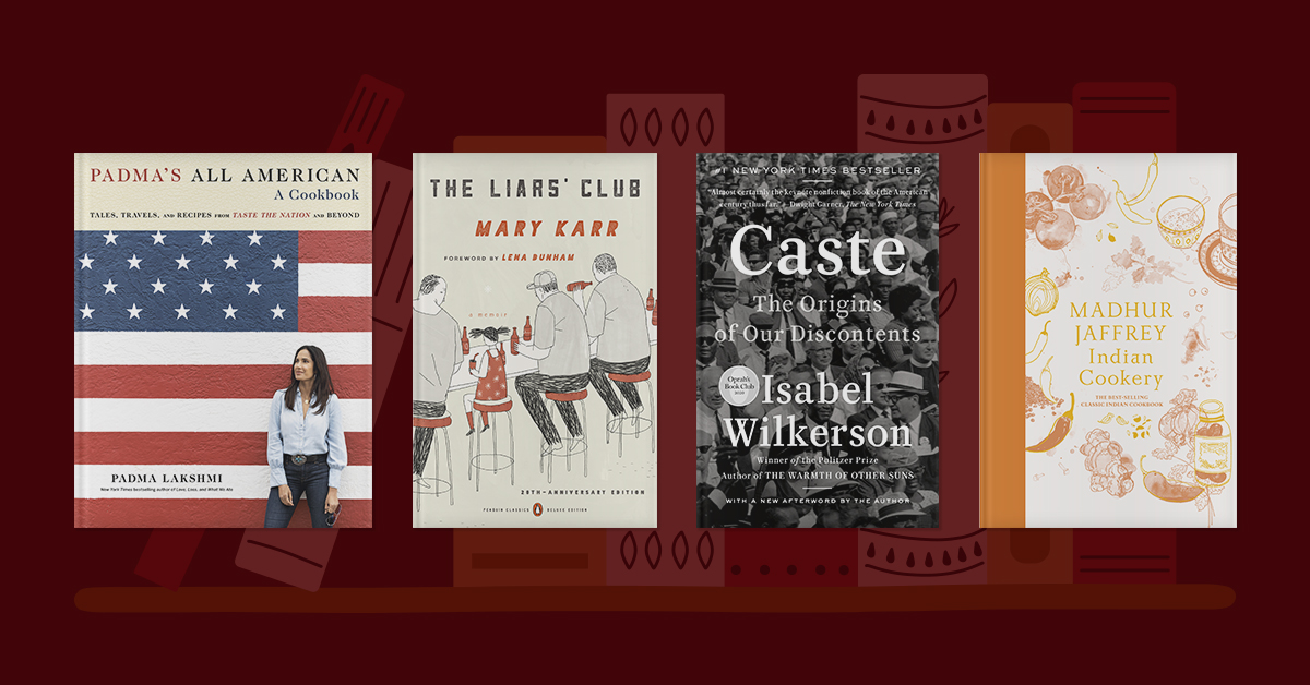 Explore the books Padma Lakshimi recommends. 
